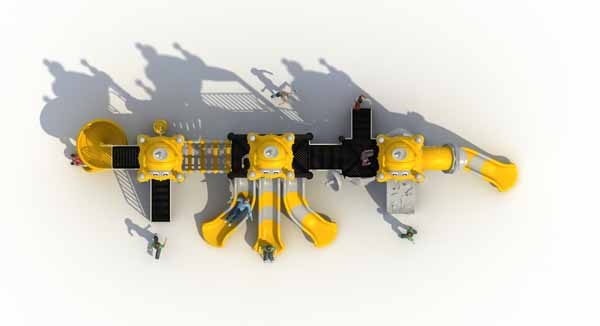 Robot culture Playrocks playmatters outdoor theme playground equipment