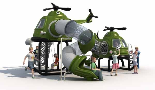 Play Park Plastic Slides Children Set Kids Outdoor Playground Equipment