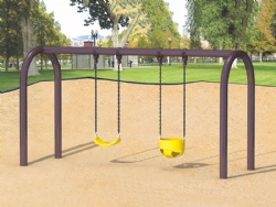 outdoor park toddler swings