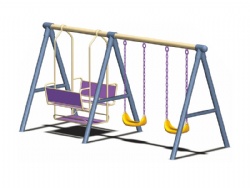 outdoor children sport trapeze