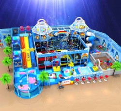 Advanced indoor kids' playground equipment, safe and durable