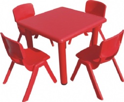 kindergarten furniture plsatic square table