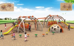 Outdoor multi-function Fitness playground Equipment