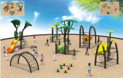 Outdoor multi-function Fitness playground Equipment