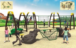 Outdoor multi-function Fitness playground Equipment