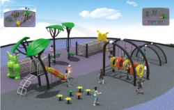 Outdoor multi-function Fitness playground Equipment