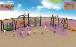 Outdoor multi-function Fitness playground Equipment