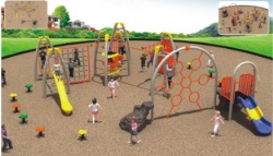 Outdoor multi-function Fitness playground Equipment