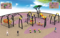 Outdoor multi-function Fitness playground Equipment