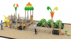 Outdoor multi-function walking climbing balance playground