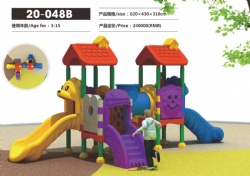 outdoor whole plastic playground equipment