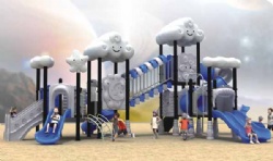 Children Outdoor Playground Big Slides