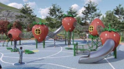 outdoor flower shape playground equipment