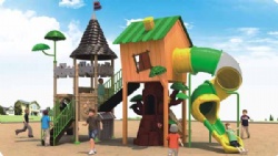 Customized Outdoor Big Slides Playset