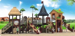 Kids Outdoor Playground With Climbing Items