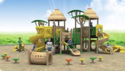 Kindergarden Outdoor Playground New With Walking Stools