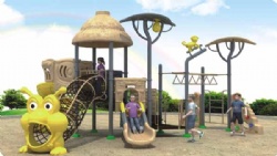 Outdoor Jungle Theme Playground Equipment With Monkey Bars