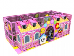 Indoor Soft Playground Party Playground with trampoline and Ball pool