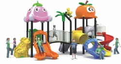 Rotational Moulding More Durable Outdoor Plastic Playground Swing Set With Slide