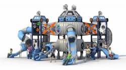 Popular plastic slide children outdoor playground equipment with children Plastic slide swing sets toys for kids
