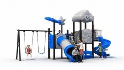Kids Playground Equipment with En1176 Galvanized Steel Slide Sell