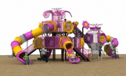 Customized steel playground outdoor or indoor kids children climbing