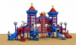 the British Style Theme Playground Equipment outdoor for age 3-12years kids