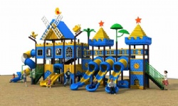 New Style Amusement park with safety tube slide big outdoor playground