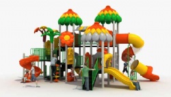 Outdoor Forest Theme Playground equipment cute Playset Play structure