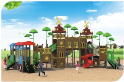 cheap kids outdoor playground slidesKG013-1