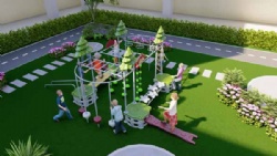 Outdoor Forest Sport playground Series with multifunction play