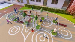 Outdoor Forest Sport playground Series with multifunction Playground