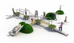 Outdoor Forest Sport playground Series play bridge