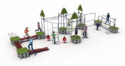 Outdoor Forest Sport playground Series with Gym Playground