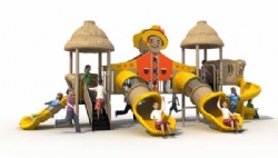 Outdoor Scarecrow series Playground symmetrical slide project