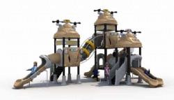 Outdoor playground Automatic World series combination slide-018