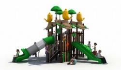 Jungle theme outdoor combination slide24CL007