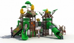 Jungle theme outdoor combination slide24CL008