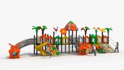 Plastic Playground game equipment with net climbing wheel climbing