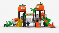 early play station Outdoor Playground forest community Playarea with tube slide